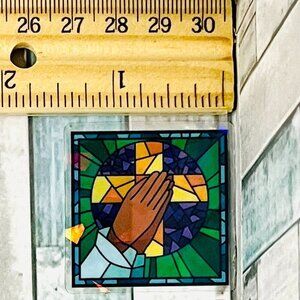 🌀10/$10🌀 Holographic Mosaic Window Reusable Sticker Decal